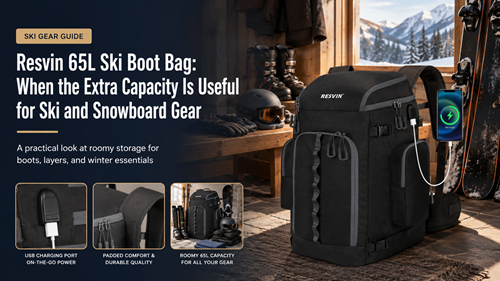 Resvin 65L Ski Boot Bag: When the Extra Capacity Is Useful for Ski and Snowboard Gear