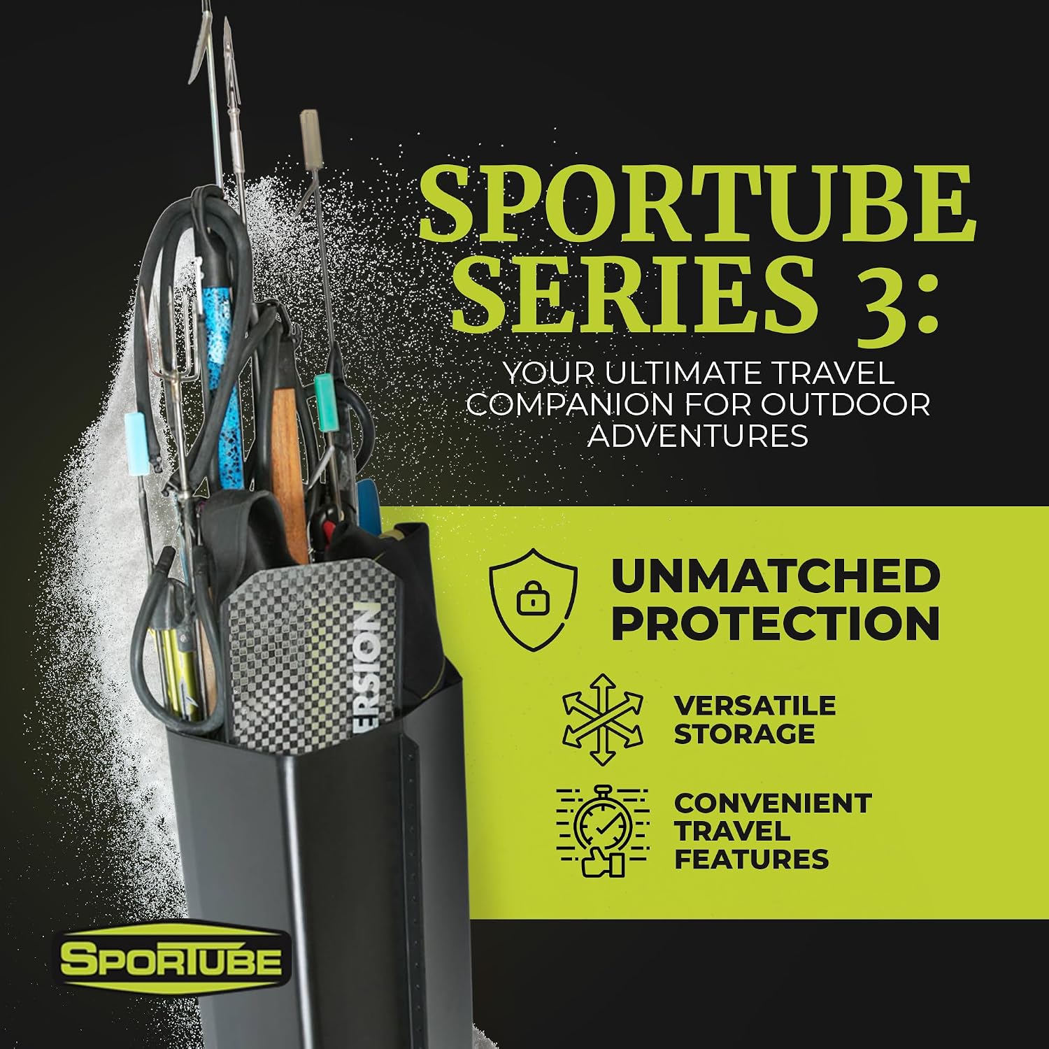 Series 3 Ski and Snowboard Case – Protective Travel Case for up to 3 Pairs of Alpine Skis and Gear, or 2 Sets of Snowboards and Gear - Image 12