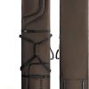 Ski Bag 360° Fully Padded Ski Bag with Wheels, 1200D Waterproof Fabric, 10mm Pearl Cotton Padded, Fits Single Ski-Double Skis-2 Sets Skis, Roller Ski Bag for Air Travel - 1