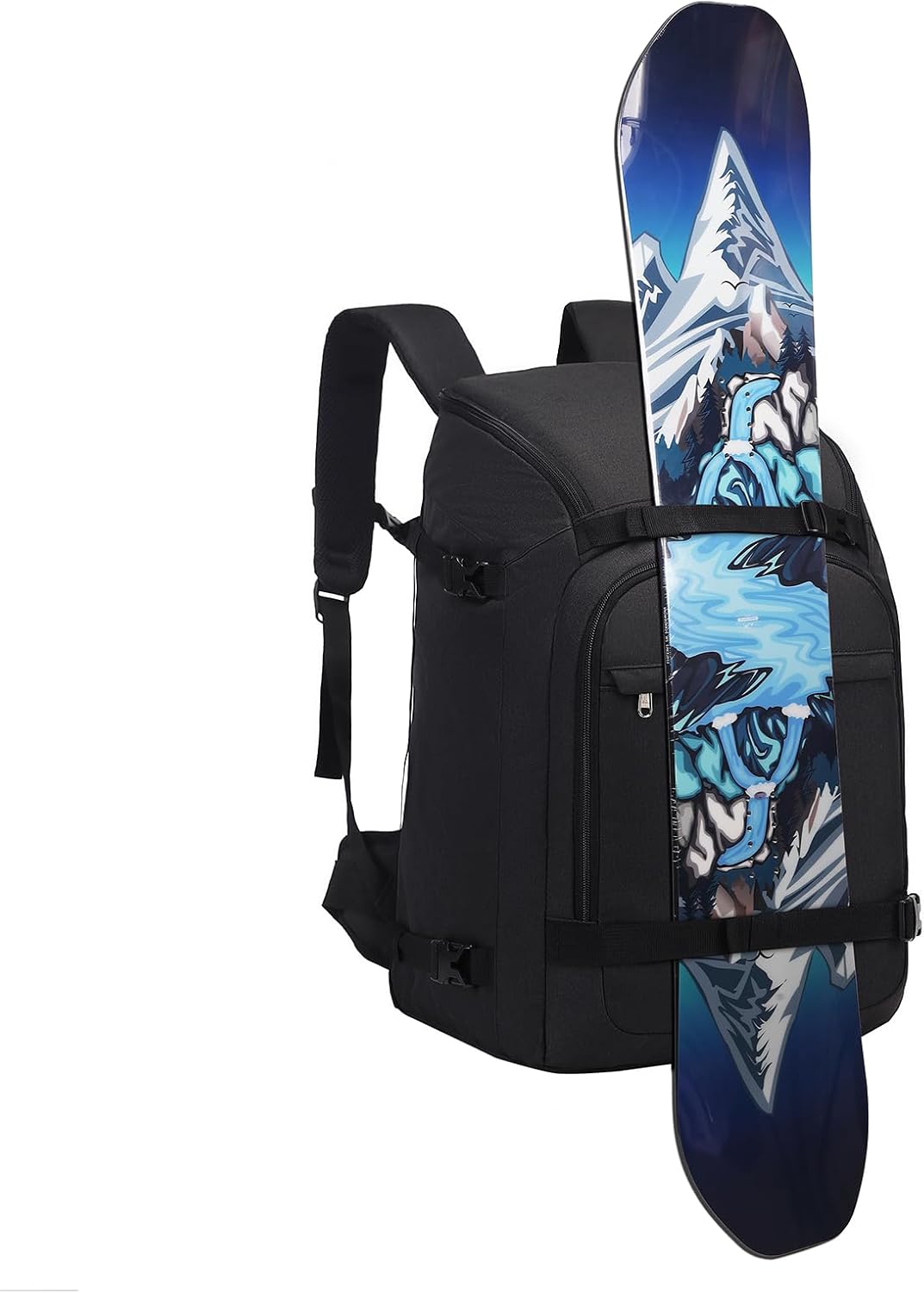 Octsky Ski Boot Bag - 50L Ski Travel Backpack for Snowboard Boot, Helmet, Goggles, Gloves & Accessories, Grey - Image 5