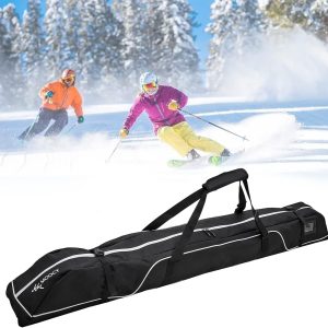 Alternative view of Ski Bag,Single Ski Bags for Air Travel,Ski Bag with Separate Pole Slot,Ski Travel Bag for Snow Gear, Poles and Accessories