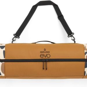 evo Padded Single Ski Bag for Air Travel, 600D Recycled PET Ripstop Ski Travel Bag for Skis and Poles - 1