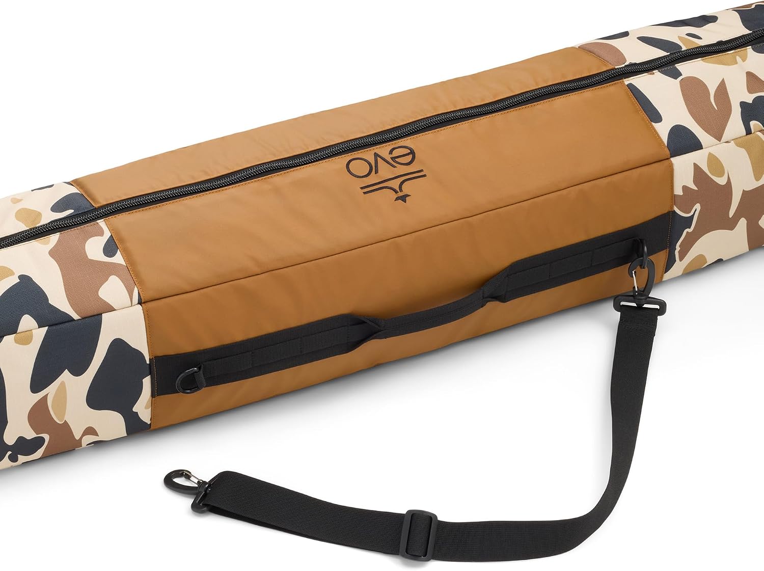 evo Padded Single Ski Bag for Air Travel, 600D Recycled PET Ripstop Ski Travel Bag for Skis and Poles - Image 3