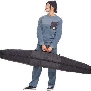 Alternative view of evo Padded Single Ski Bag for Air Travel, 600D Recycled PET Ripstop Ski Travel Bag for Skis and Poles