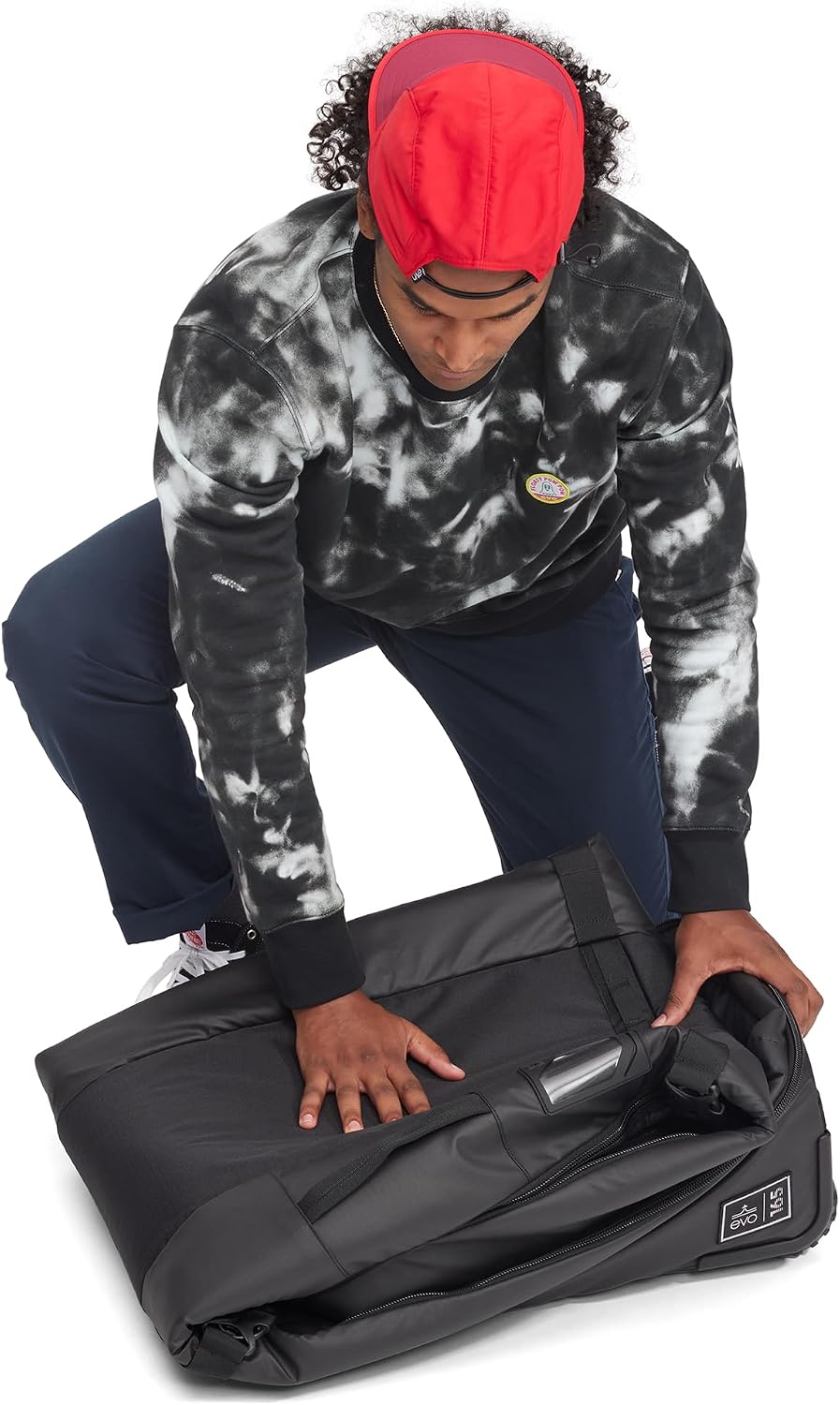 evo Roller Ski Bag with Wheels, Padded Ski Travel Bag for 2 Pairs of Skis, Poles, Boots & Accessories - Image 2