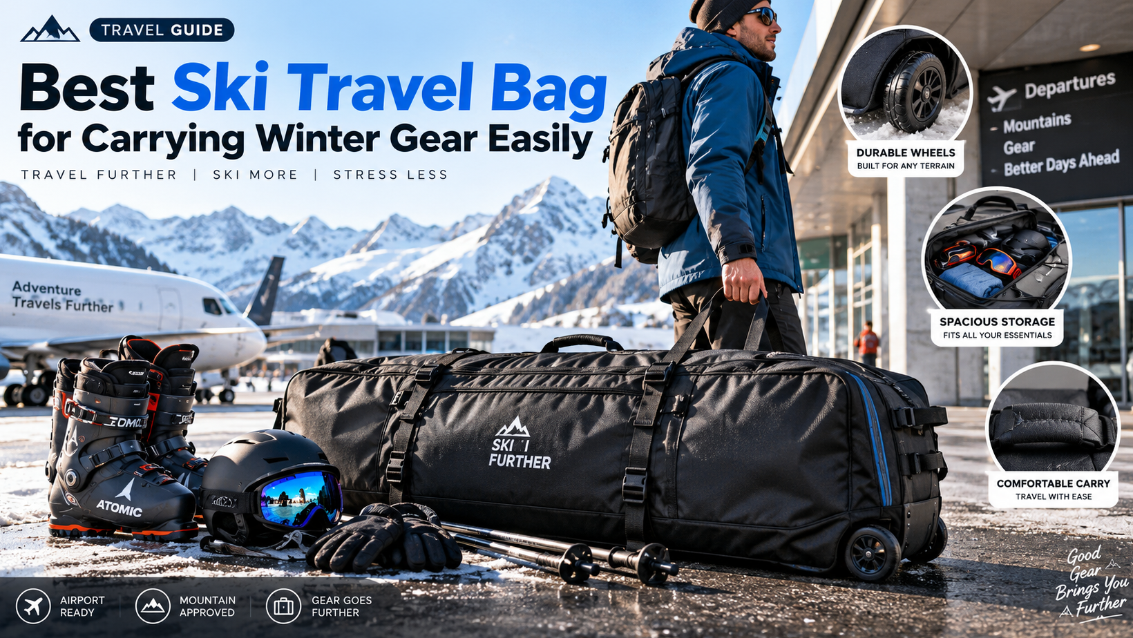 Best Ski Travel Bag for Carrying Winter Gear Easily