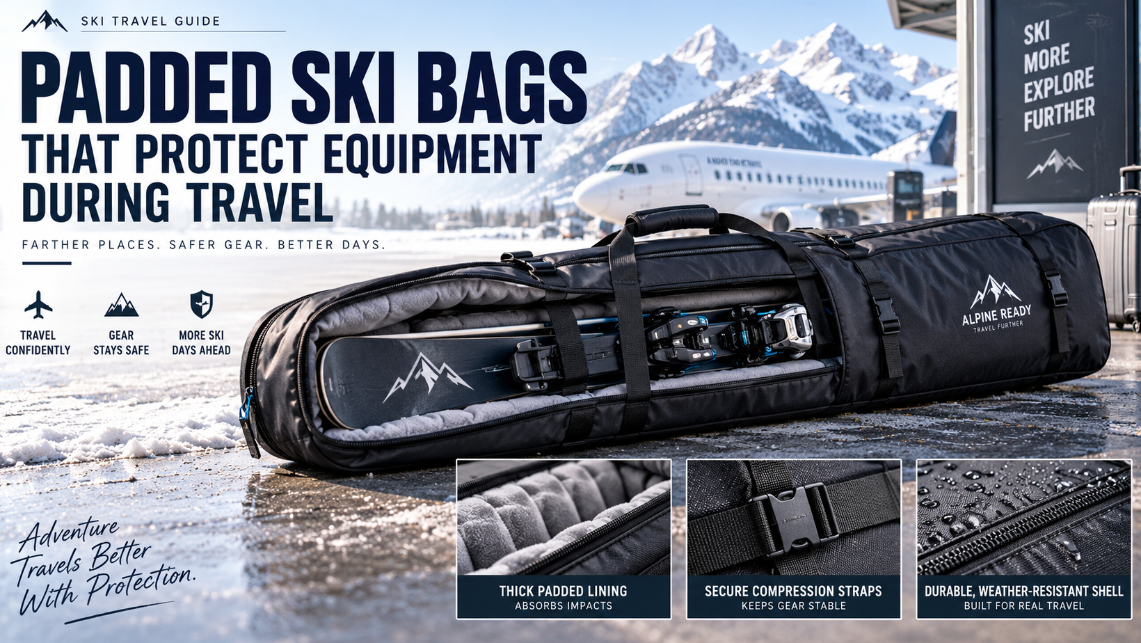 Padded Ski Bags That Protect Equipment During Travel