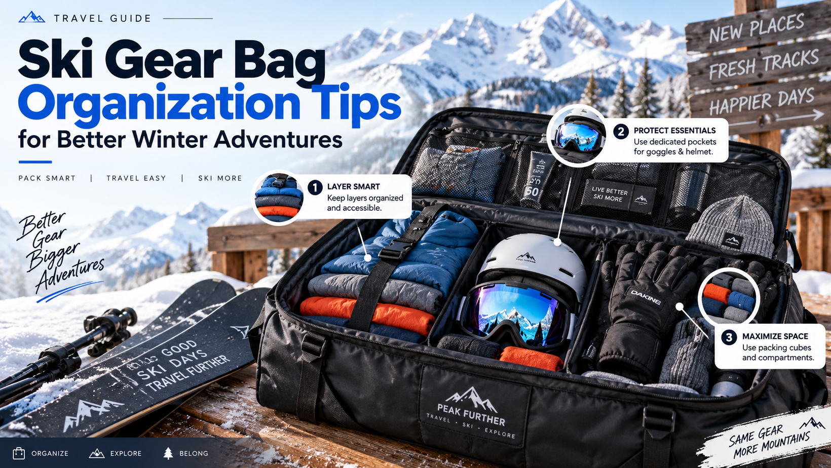Ski Gear Bag Organization Tips for Better Winter Adventures